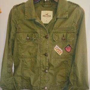 Olive green army jacket
